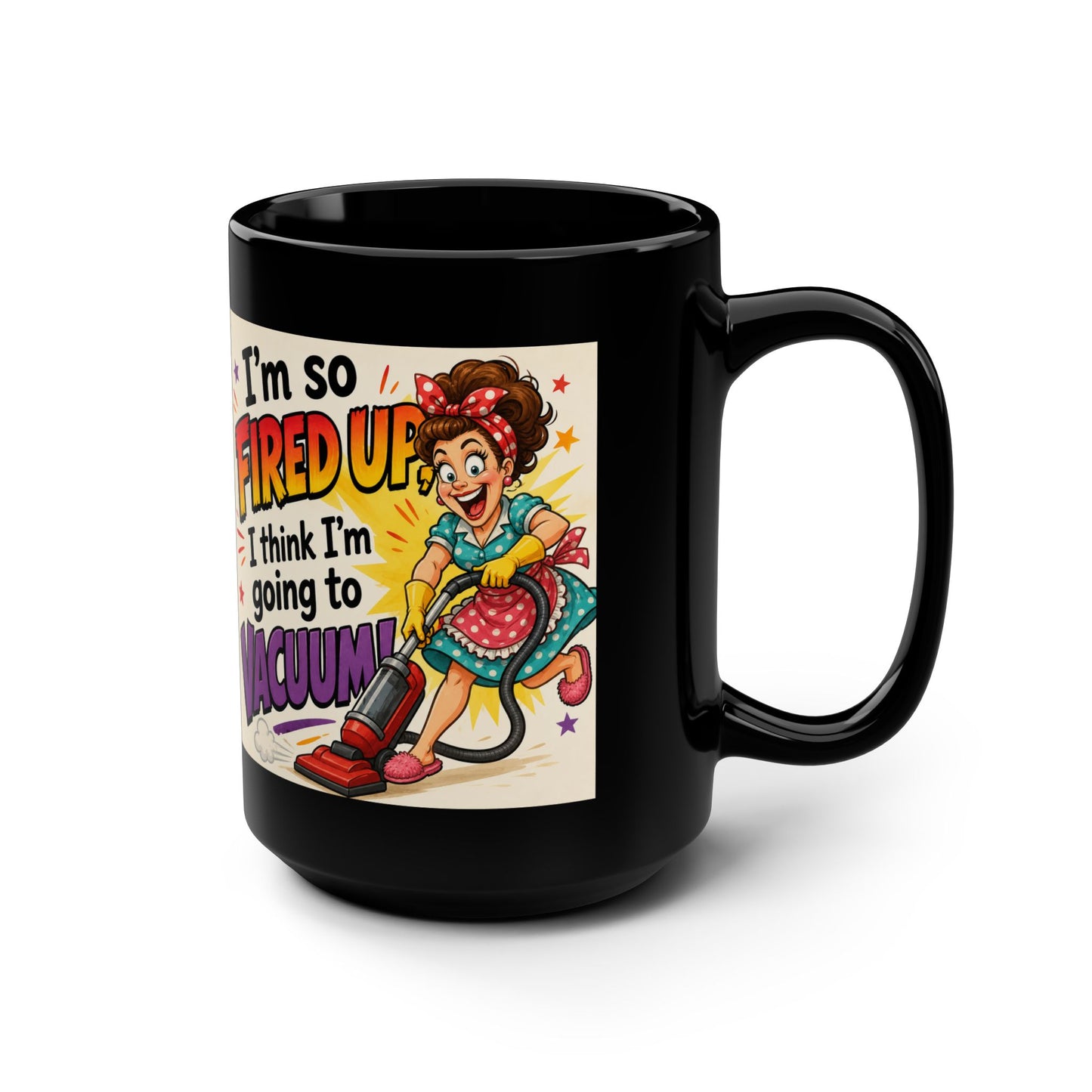 Black Mug, 15oz